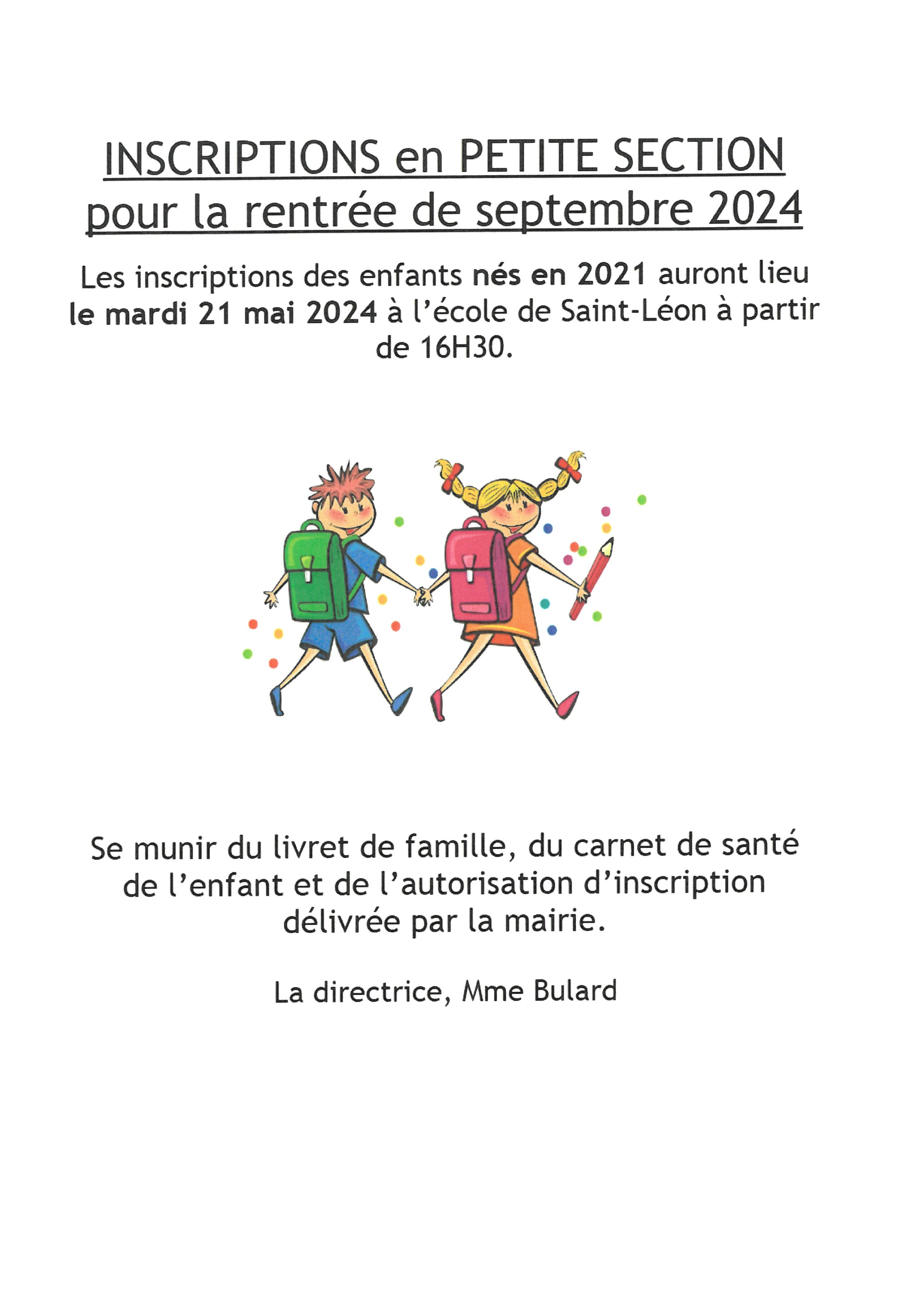 RENTRRE SCOLAIRE 2024-2025